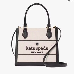 Kate Spade ELLIE Canvas  SMALL TOTE KK098 001 Women's Black Multi